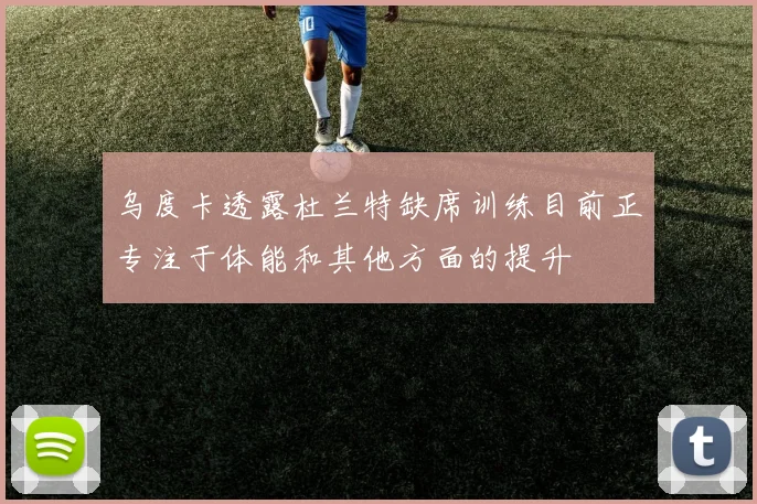 乌度卡透露杜兰特缺席训练目前正专注于体能和其他方面的提升